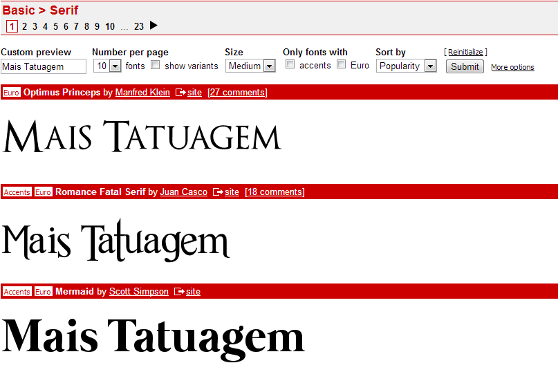 Tattoo Font - Sans Serif