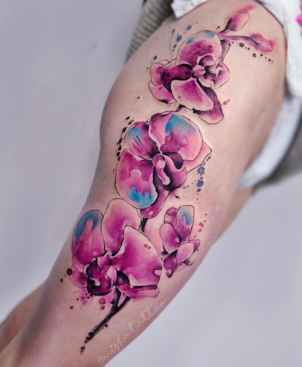 Orquídea significado tatuaje