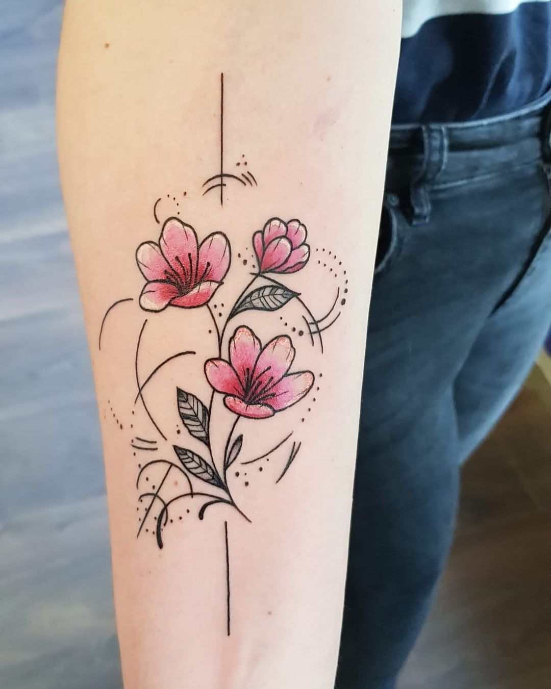 Significado de los tatuajes de flores de cerezo