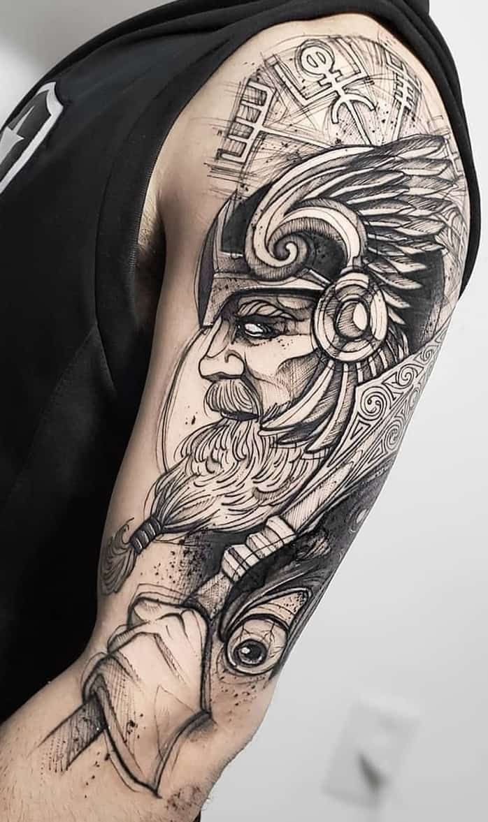 Significado del tatuaje de Odín